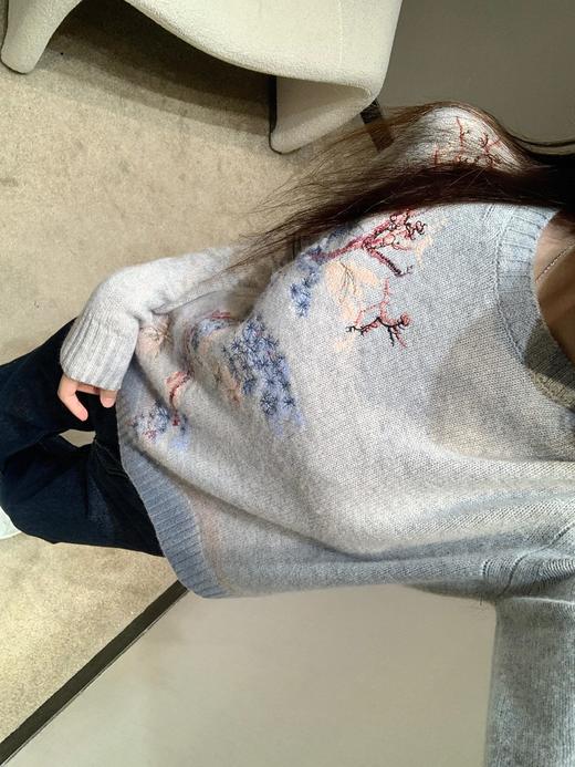 迪奥 25Fw早秋新款 刺绣羊绒针织毛衣（ZY*MM） 商品图4