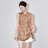 「高货wl」全新升级【铂金会员312/天猫419/差价107】(22703)洛诗琳新中式香云纱无袖马甲2025夏季复古国风旗袍上衣 商品缩略图0