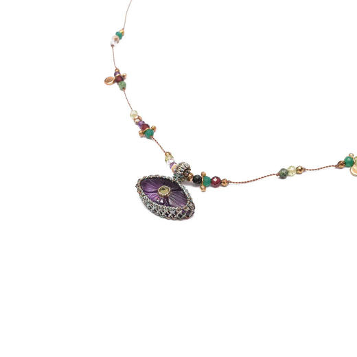 北京仓｜ROOM SERVICE-IRIS-紫水晶 眼睛形 吊坠 项链［法国设计师］ 商品图9