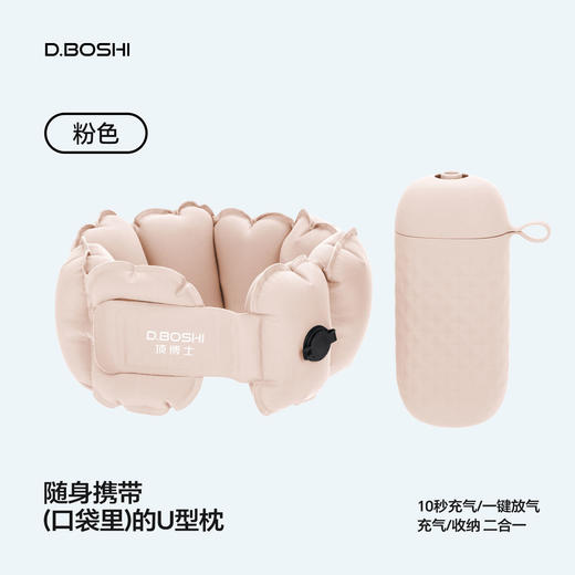 ✈出行舒适指南！让旅途更轻松！🚄【顶博士口袋充气U型枕➕遮光降噪眼罩】绝佳CP😍为旅途打造💪舒服到上头！ 商品图4