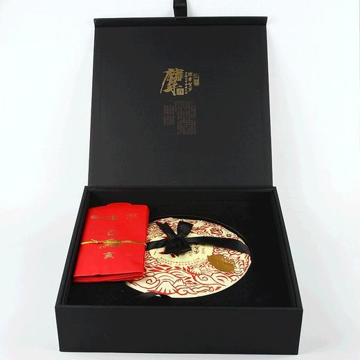 中粮-中茶2019年吉幸班章贺岁金猪生肖纪念普洱茶熟茶500g /云南干仓直发 商品图2