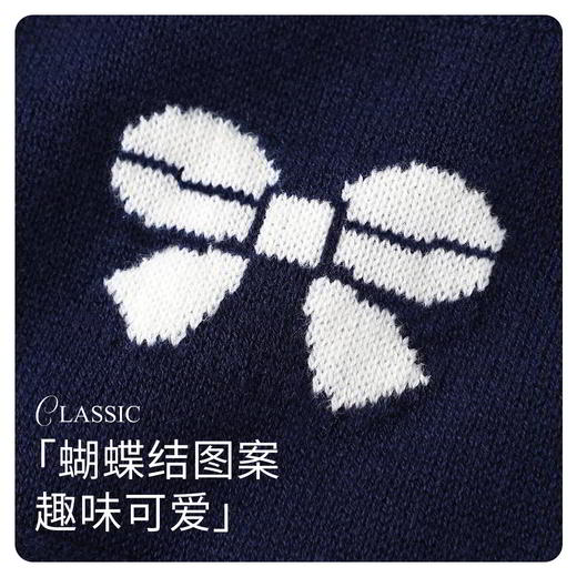 【纳维凯尔】【含绵羊毛】【120-165】Navigare意大利小帆船女童春秋针织衫马甲 商品图8