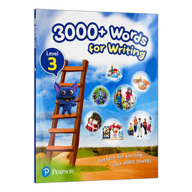 香港小学英语写作3000词3级别 朗文英语小学教材 英文原版 3000+ Words For Writing 培生PTE剑桥少儿英语词汇备考书 进口英文版