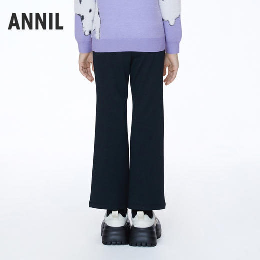 【加绒】女童全腰针织夹裤冬季新款安奈儿童装EG546581 商品图2