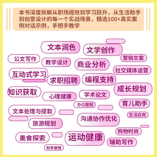 Kimi实战精粹 Kimi大模型文字创作职场办公旅行规划效能提升AI人工智能 商品图2