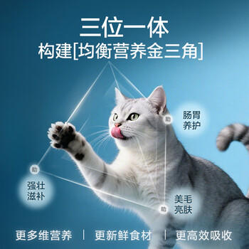 网易严选全价猫粮4.0成幼猫三文鱼亮毛养胃深海鱼虾1.8kg*4袋【宠物金选】 商品图3