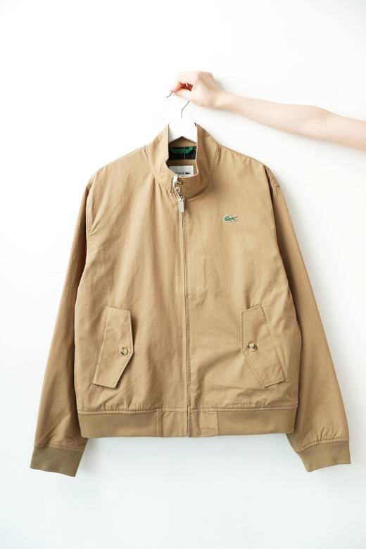 老钱风哈灵顿夹克，出口法国。胸口小标刺绣风衣夹克外套C080566 商品图7