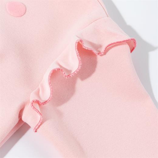 迪士尼秋新款女童花边袖圆领卫衣柔软耐磨运动休闲上衣ZD3ES034 商品图8