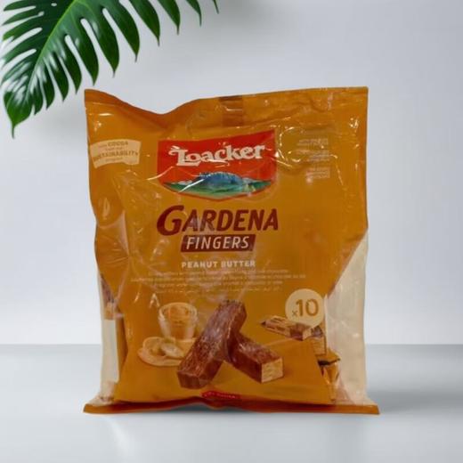 莱家加迪纳花生味巧克力手指棒威化饼干 125g/袋 商品图0
