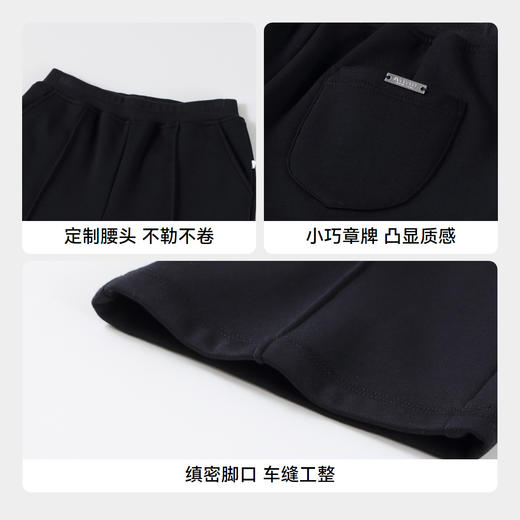 【加绒】女童全腰针织夹裤冬季新款安奈儿童装EG546581 商品图4