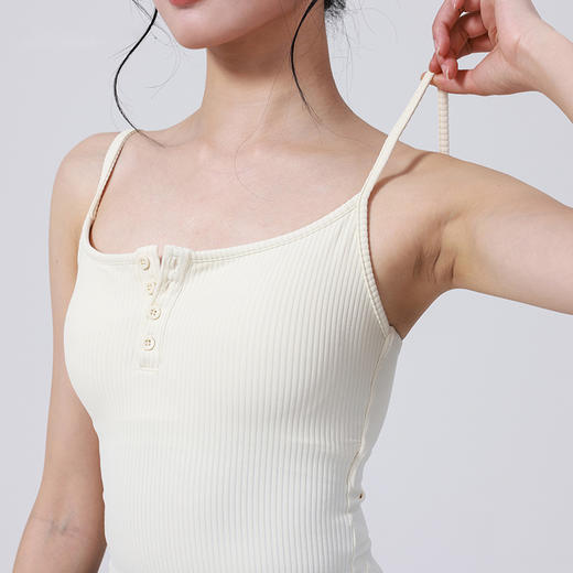 【147元任选3件】跃牌【蚂蚁运动】系列 细肩带运动内衣女美背速干跑步防震聚拢文胸背心X1369（活动产品，收货7天内支持退换） 商品图2