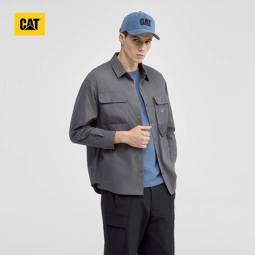 【春上新】【95折】6楼卡特CAT秋款网装口袋休闲长袖衬衣深灰色CO3SHW36051C08，吊牌价728，折后价692 商品图2