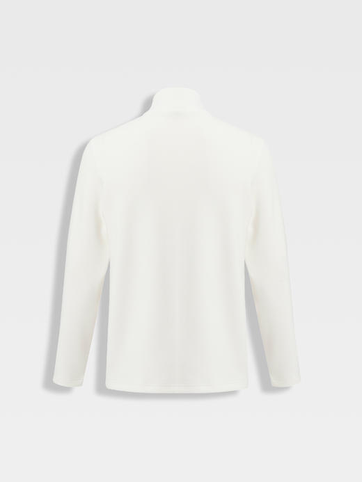 callisto白色弹力莫代尔T恤 商品图1