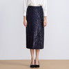 【亮片半身裙】EITIE爱特爱气质优雅复古显瘦直筒过膝2025秋新款半身群C2506806 商品缩略图8