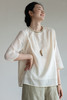 牧衣游原创 净色纯棉衬衫新品轻薄柔软质朴休闲百搭文艺衬衣 稚雪 商品缩略图5