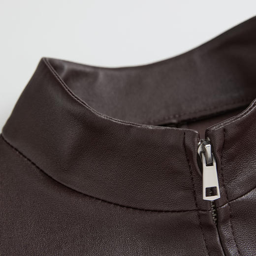 ROMI STUDIO“率性自我”土耳其进口羊皮弹力修身皮衣RWCRST3422 商品图2