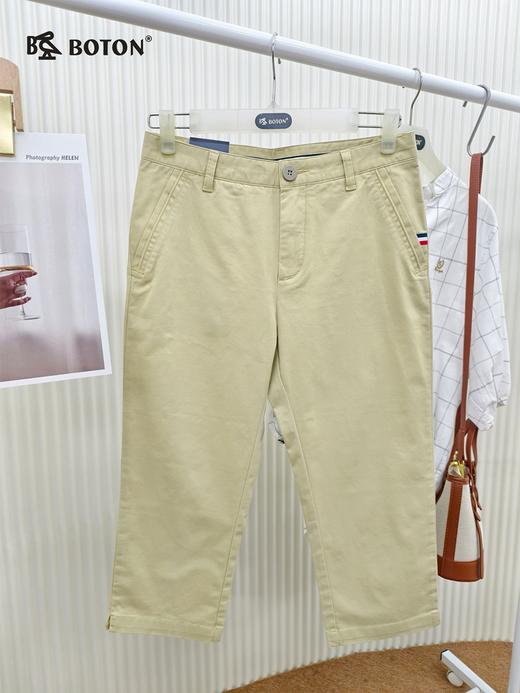 波顿女士休闲七分裤棉弹舒适百搭显瘦LF599219 商品图1