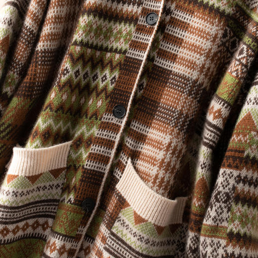 【北欧女王】重磅牛货！100纯山羊绒显瘦宽松大衣外套女CYR240103 商品图3