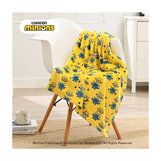 小黄人大眼萌系列-百万萌将系列-经典款-法兰绒毯 商品图1