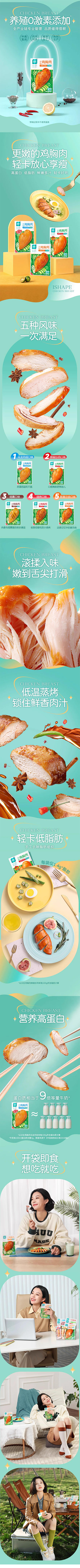 优形沙拉鸡胸肉新奥尔良味100g，保质期3个月 商品图4