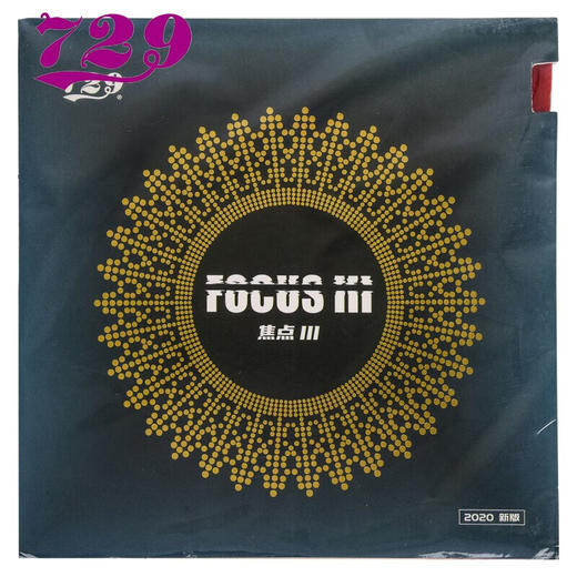 友谊729  焦点3 内能乒乓球胶皮球拍反胶套胶半粘半涩 商品图0