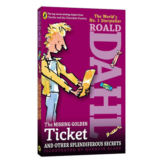 遗失的金票和其他秘密 英文原版 Missing Golden Ticket and other Secrets 英文版儿童英语章节书 Roald Dahl 罗尔德达尔进口书 商品图0