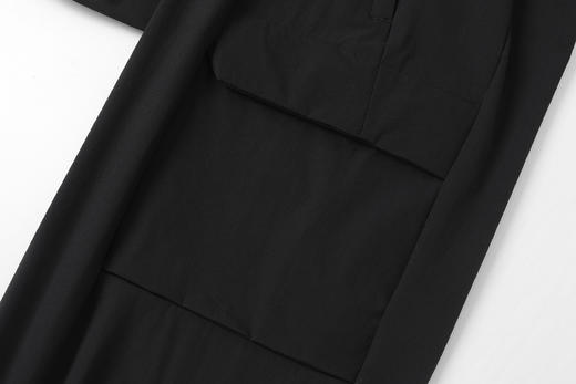 251619春秋长裤黑色油绿色 商品图4