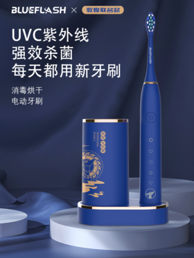 Blue Flash消毒烘干电动牙刷（敦煌九色鹿款）DY-H1
