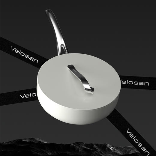 Velosan 温仑山 自由丝带系列不粘炒锅30cm 白色 商品图2