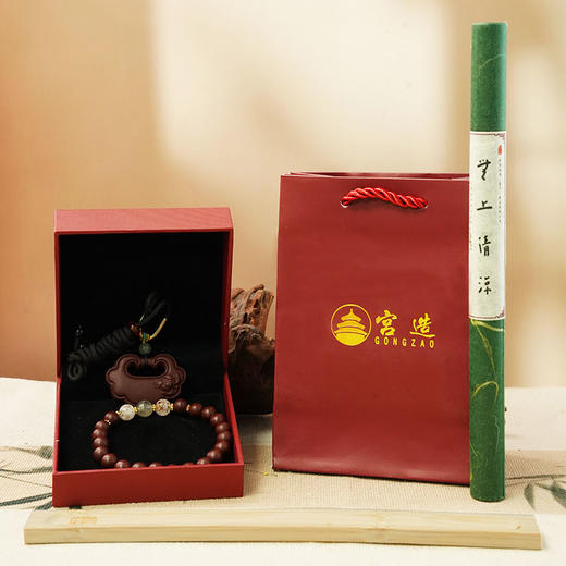 非遗技艺本草合香（套组）， 天然中草植物，古法技艺制作，香珠串与香牌，戴着自带体香【G】 商品图3