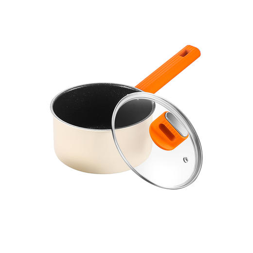德世朗 锦“橙”精铁不粘辅食锅两件套DFS-TZ936D 商品图1