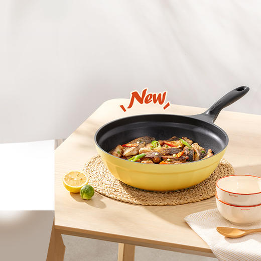 6F 北鼎 不粘锅 不粘平底煎炒锅 30cm 商品图0