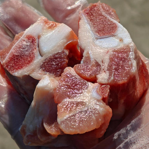 热卖!超值4斤！原切鲜嫩！跑山猪，自然香! 皖南小镇 土猪软骨胸肋排 肉质细嫩鲜美 多种吃法 1000g*2袋 商品图2