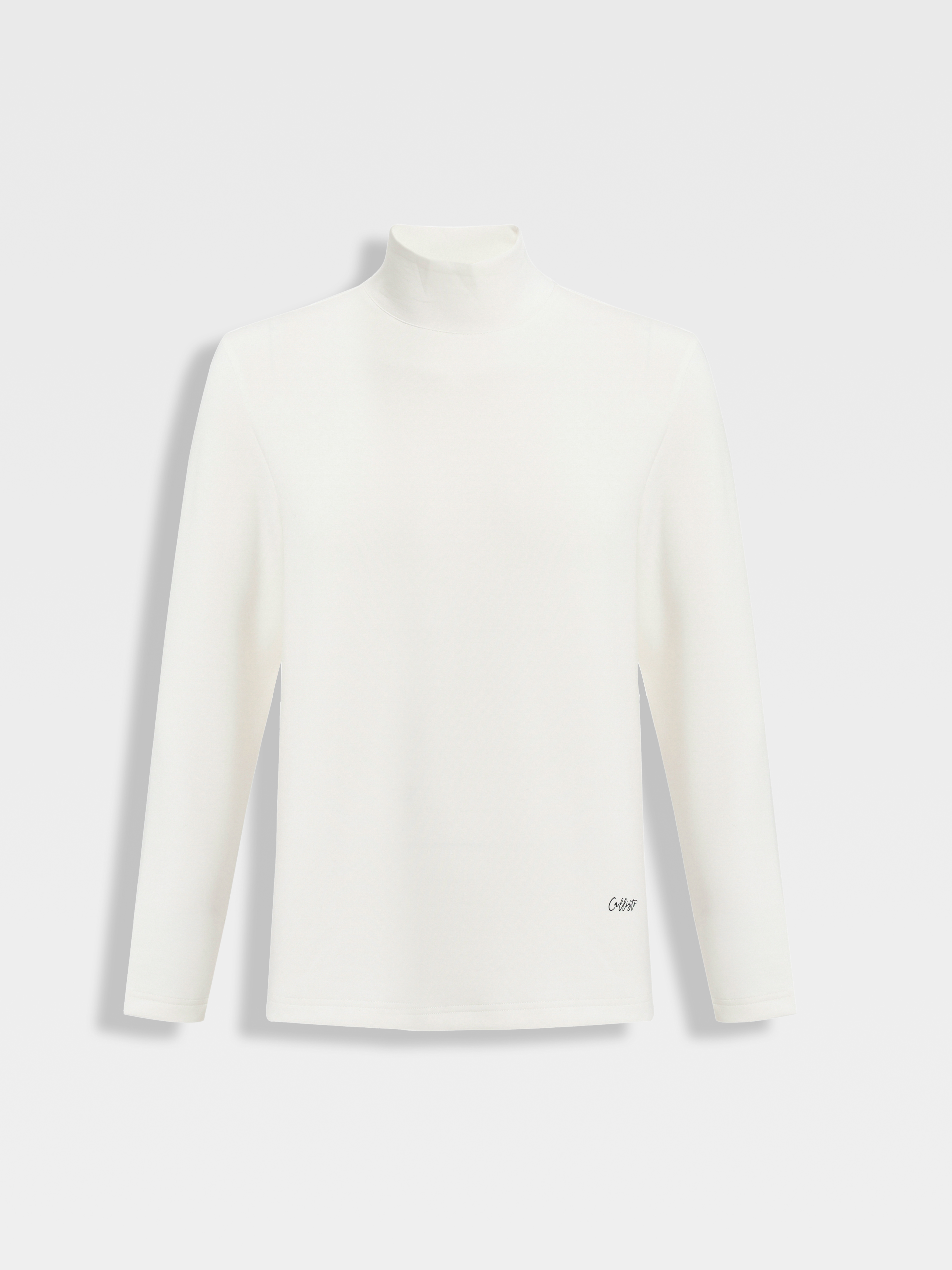 callisto白色弹力莫代尔T恤