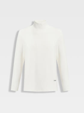 callisto白色弹力莫代尔T恤