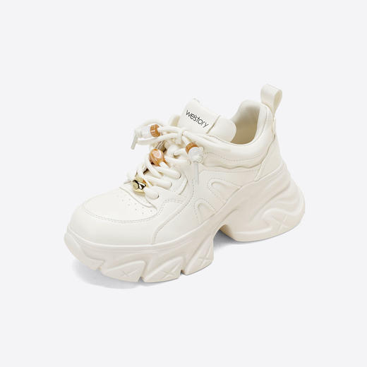 Westory2025年秋季厚底老爹鞋波西米亚串珠深口运动鞋S25CM76481 商品图7