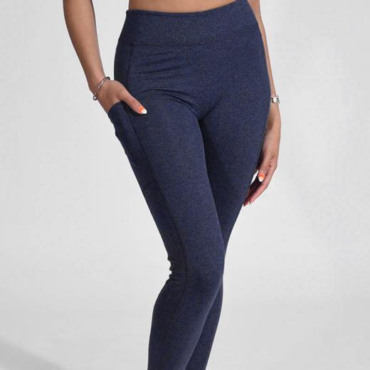 灰壳户外美丽奴羊毛秋冬保暖口袋款秋裤女美丽诺羊毛健身打底长裤 商品图2