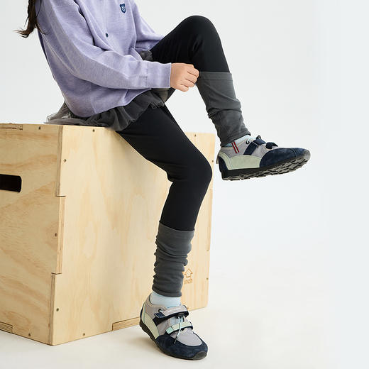 漫画家【堆堆裤】女童打底裤撞色拼接堆堆袜亲肤舒适弹力打底裤 商品图1