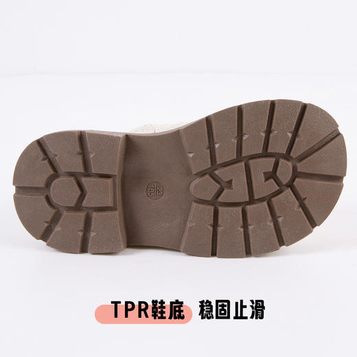 贝贝怡2025秋季新款女童马丁靴时尚百搭户外鞋儿童潮流休闲中帮皮鞋ZB4EX009 商品图6