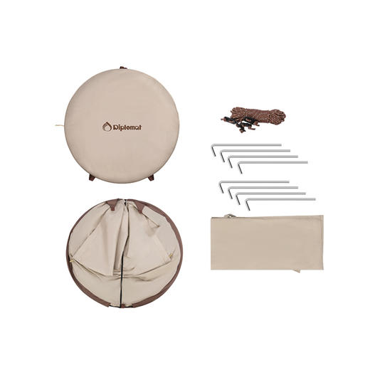 外交官 手抛船帐L（2-3人）DFJ-118L 商品图5