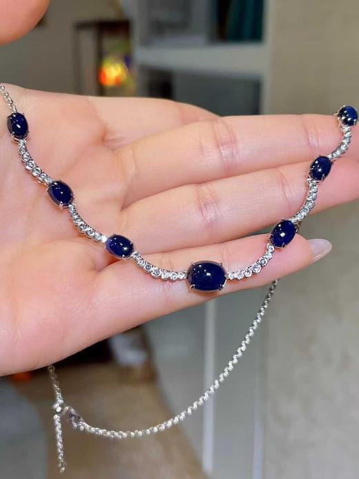 9.05ct素面蓝宝石项链 商品图2