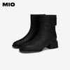 MIO米奥时装靴圆头高跟增高弹力靴时尚百搭纯色女靴M255625065 商品缩略图2