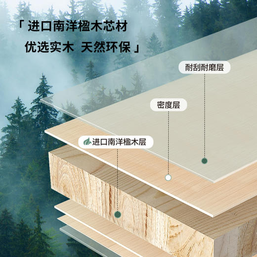 【奇妙屋大白桌】 南洋楹木实木桌 百搭极简ins风  办公学习两不误【开学季活动（截止9.15号）下单椅子+大白桌套装，师傅免费上门安装，活动赠科技绒椅套】 商品图4