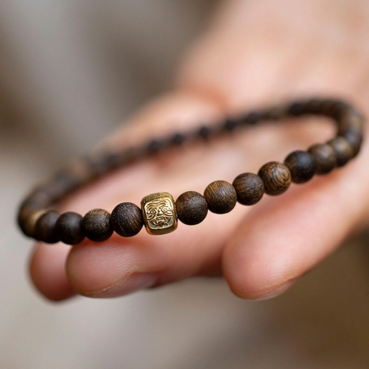 「仅9.9到手！新中式手串」新中式天然奇楠沉香手串文玩男女款文莱沉香扎基拉姆好运手串时尚饰品