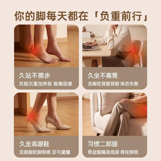 6F 倍轻松 iFoot5,偏红浅灰（脚机） 商品图1