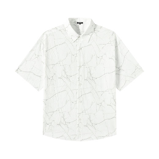 gxgjeans男装 25夏款男士短袖衬衫时尚潮流休闲百搭校园通勤青少年开衫上衣K&C 商品图7