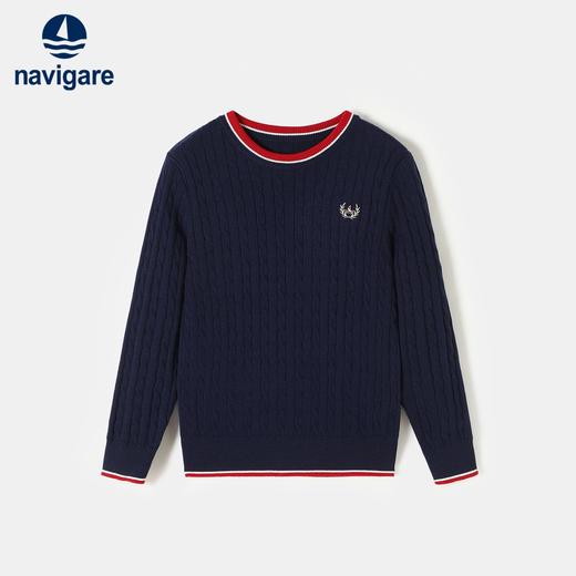 【纳维凯尔】【120-165】Navigare意大利小帆船男童针织衫毛衣 商品图1