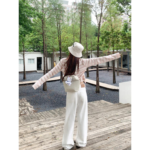 <曾小咸推荐>3.20现货秒杀 ！微信超特价！韩系条纹针织开衫 日常119.99 立减60 秒杀59.99！！ 商品图4