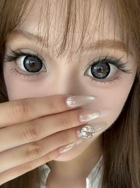 hanawink半年抛美瞳 古早大奶糖 14.5mm