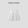 ROMI STUDIO100%长绒棉双层裁片绣花A字高腰松紧半裙RWCSXL3474 商品缩略图1